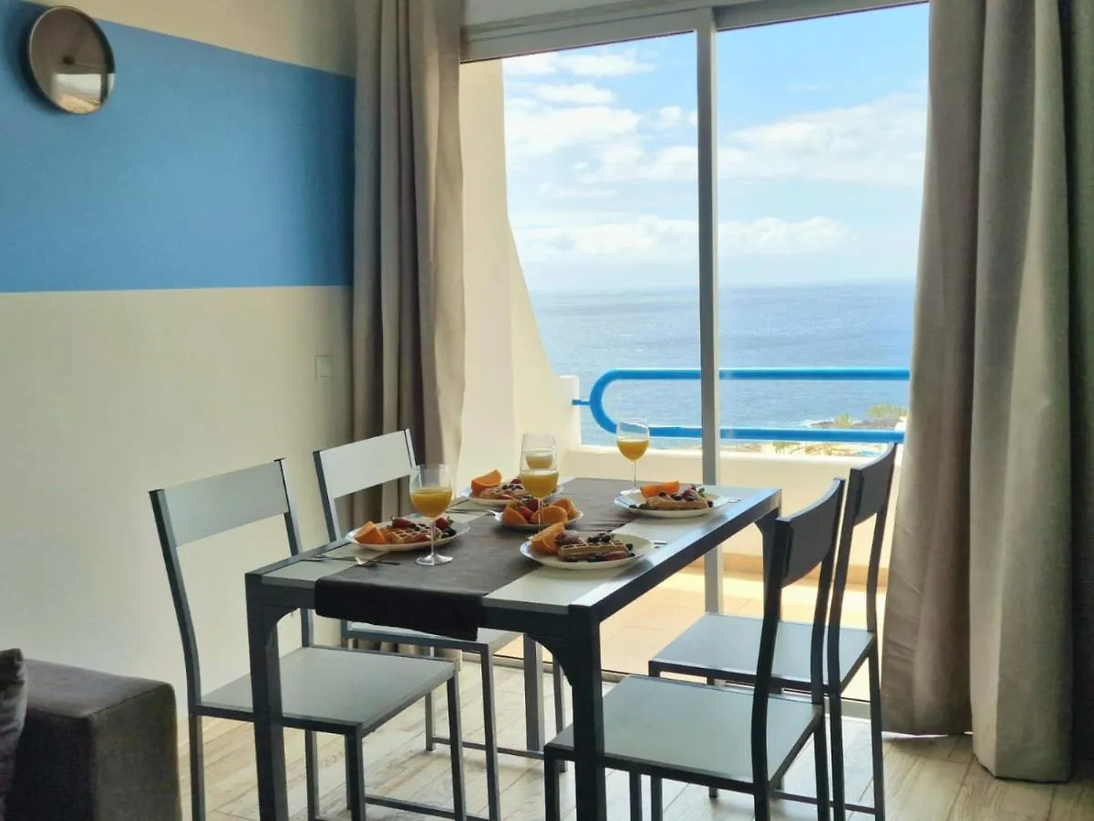 Lovely Blue Studio With Ocean View And Pool, Paraiso 918 Costa Adeje  Holiday home Costa Adeje (Tenerife)