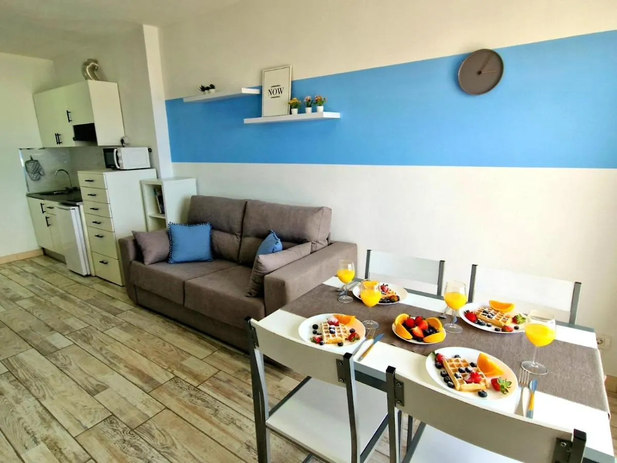 Lovely Blue Studio With Ocean View And Pool, Paraiso 918 Costa Adeje  Costa Adeje (Tenerife)